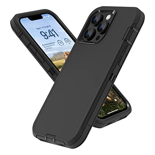 Colorful Defender Series iPhone 13 Pro Case - Black