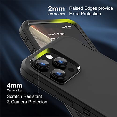 Colorful Defender Series iPhone 13 Pro Case - Black
