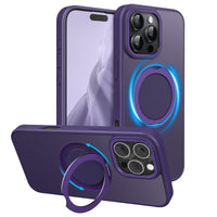 360° Ring Stand Magnetic for iPhone 16 Pro Max Case (Purple)