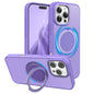 360° Ring Stand Magnetic for iPhone 16 Pro Max Case (Translucent Lilac)