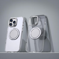 360° Ring Stand Magnetic for iPhone 15 Pro Max Case (Glear)