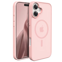 Slim Fit Translucent Matte Back for iPhone 16 Plus Case 6.7 Inch - (Pink)