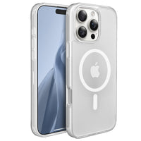 Slim Fit Translucent Matte Back for iPhone 16 Pro Max Case 6.9 Inch - (White)