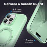 360° Ring Stand Magnetic for iPhone 16 Pro Max Case (Green)