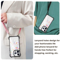 iPhone 15 Pro Max Case with 2 Pack Screen Protector Compatible with Magsafe - (Rhinestone Flower)