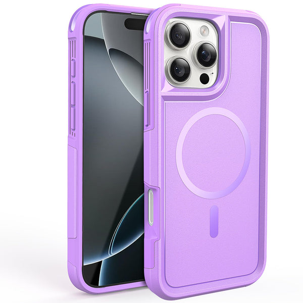 Tough Durable Cover for iPhone 16 Pro Max 6.9 inch with MagSafe - (Lilac)