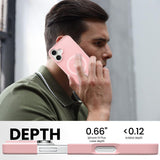 Slim Fit Translucent Matte Back for iPhone 16 Plus Case 6.7 Inch - (Pink)