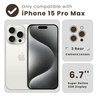 AirGuard Magsafe Series iPhone 15 Pro Max Case - White Lace