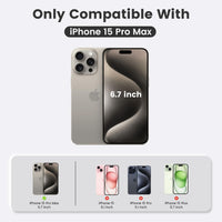 360° Ring Stand Magnetic for iPhone 15 Pro Max Case (Pink)