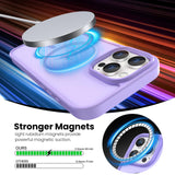 Slim Fit Translucent Matte Back for iPhone 16 Pro Max Case 6.9 Inch - (Lavender)