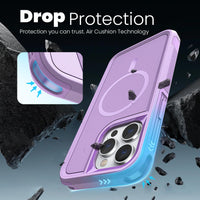 Tough Durable Cover for iPhone 15 Pro Max 6.7 inch with MagSafe - Lilac