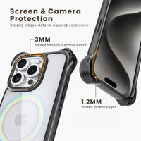 iPhone 15 Pro Max Case with 2 Pack Screen Protector Compatible with Magsafe - (Clear)