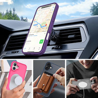 Slim Fit Translucent Matte Back for iPhone 16 Plus Case 6.7 Inch - (Purple)