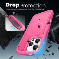 Tough Durable Cover for iPhone 16 Pro Max 6.9 inch with MagSafe - (Rose)