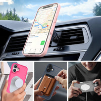 Slim Fit Translucent Matte Back for iPhone 16 Plus Case 6.7 Inch - (Pink)