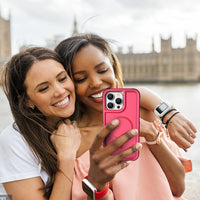 Tough Durable Cover for iPhone 15 Pro Max 6.7 inch with MagSafe - Rose/Crimson