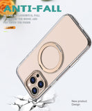 360° Ring Stand Magnetic for iPhone 16 Pro Max Case (Clear Desert)