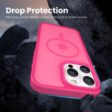 Slim Fit Translucent Matte Back for iPhone 16 Pro Max Case 6.9 Inch - (Rose)