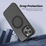 360° Ring Stand Magnetic for iPhone 16 Pro Max Case (Black)