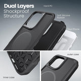 Tough Durable Cover for iPhone 16 Pro Max 6.9 inch with MagSafe - (Black)