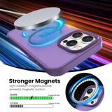 Slim Fit Translucent Matte Back for iPhone 16 Pro Max Case 6.9 Inch - (Purple)