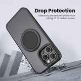 360° Ring Stand Magnetic for iPhone 15 Pro Max Case (Black)