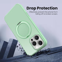 360° Ring Stand Magnetic for iPhone 16 Pro Max Case (Green)