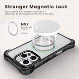 iPhone 16 Pro Max Case with 2 Pack Screen Protector Compatible with Magsafe - (Clear)