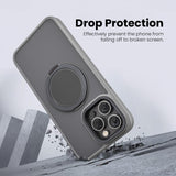 360° Ring Stand Magnetic for iPhone 15 Pro Max Case (Grey)