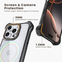 iPhone 16 Pro Max Case with 2 Pack Screen Protector Compatible with Magsafe - (Clear)