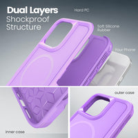 Tough Durable Cover for iPhone 16 Pro Max 6.9 inch with MagSafe - (Lilac)