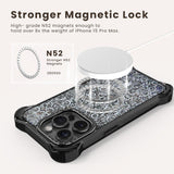 AirGuard Magsafe Series iPhone 15 Pro Max Case - White Lace