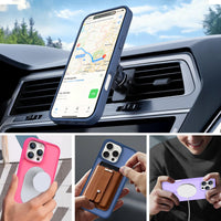 Slim Fit Translucent Matte Back for iPhone 16 Pro Max Case 6.9 Inch - (Navy)
