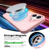 Slim Fit Translucent Matte Back for iPhone 16 Plus Case 6.7 Inch - (Pink)