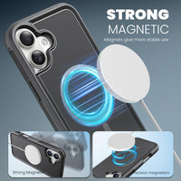 Tough Durable Cover for iPhone 16 Plus 6.7 inch with MagSafe - (Black)