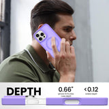 Slim Fit Translucent Matte Back for iPhone 16 Pro Max Case 6.9 Inch - (Lavender)