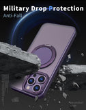 360° Ring Stand Magnetic for iPhone 15 Pro Max Case (Purple)