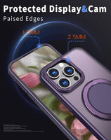 360° Ring Stand Magnetic for iPhone 15 Pro Max Case (Purple)