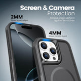 Tough Durable Cover for iPhone 16 Pro Max 6.9 inch with MagSafe - (Black)