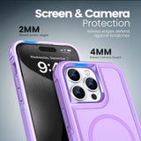 Tough Durable Cover for iPhone 15 Pro Max 6.7 inch with MagSafe - Lilac