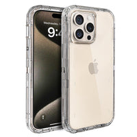 Colorful Defender Series iPhone 15 Pro Max Case - Clear