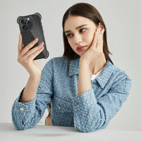 iPhone 15 Pro Max Case with 2 Pack Screen Protector Compatible with Magsafe - (Black)