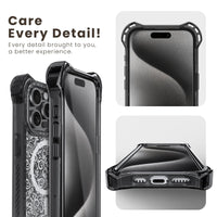 AirGuard Magsafe Series iPhone 15 Pro Max Case - White Lace