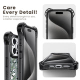 AirGuard Magsafe Series iPhone 15 Pro Max Case - Black Ripple