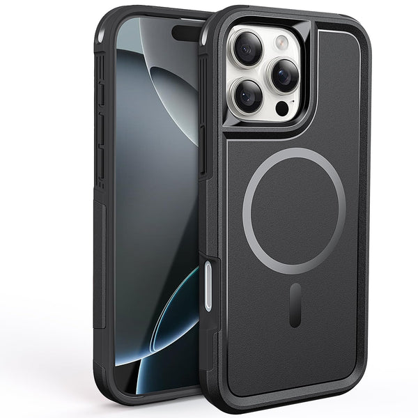 Tough Durable Cover for iPhone 16 Pro Max 6.9 inch with MagSafe - (Black)