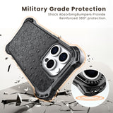 AirGuard Magsafe Series iPhone 15 Pro Max Case - Black Ostrich
