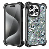 AirGuard Magsafe Series iPhone 15 Pro Max Case - Black Ripple