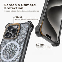 AirGuard Magsafe Series iPhone 15 Pro Max Case - White Lace