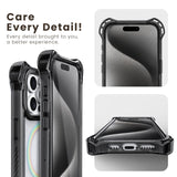 iPhone 15 Pro Max Case with 2 Pack Screen Protector Compatible with Magsafe - (Clear)