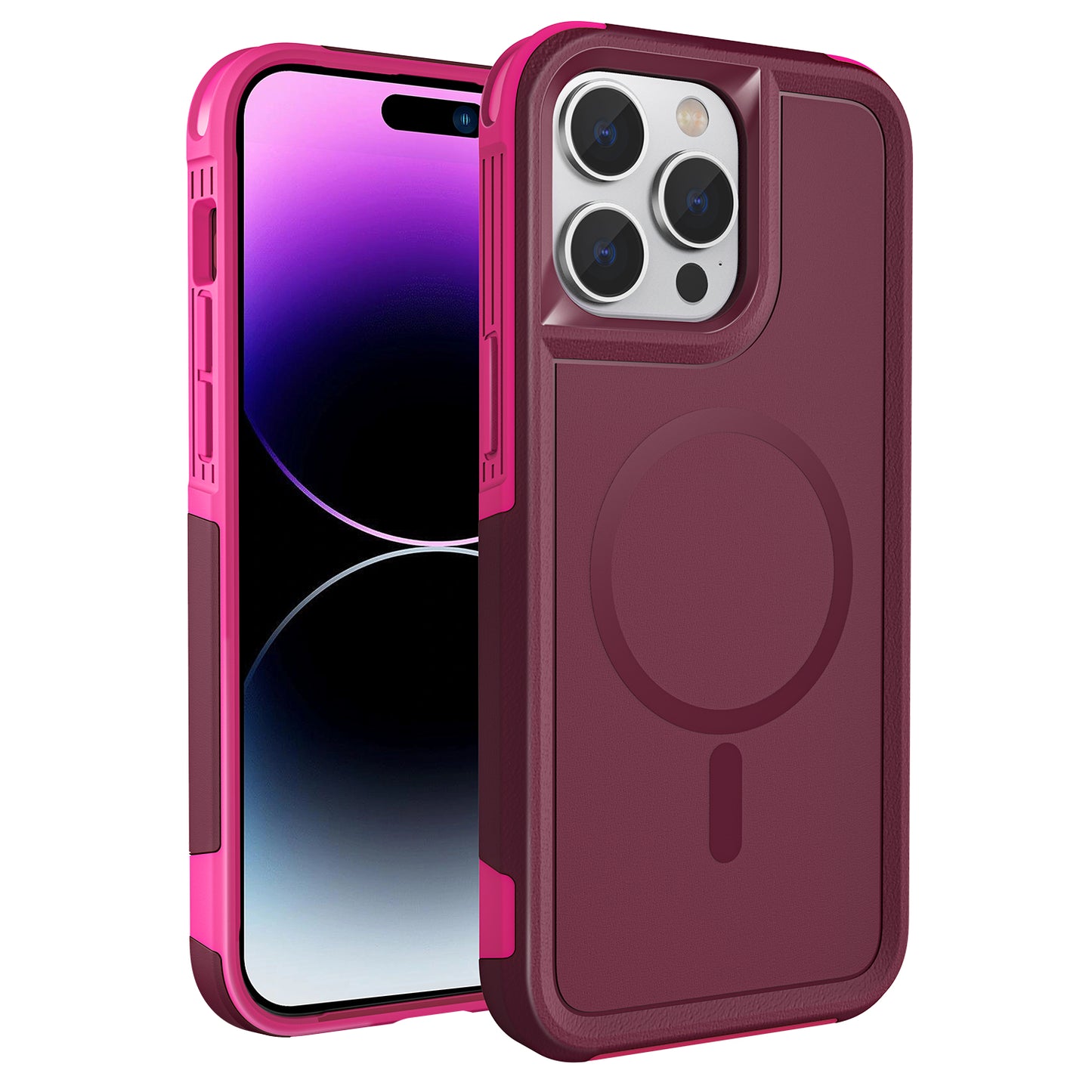 2 in 1 Magnetic for iPhone 15 Pro Max Phone Case